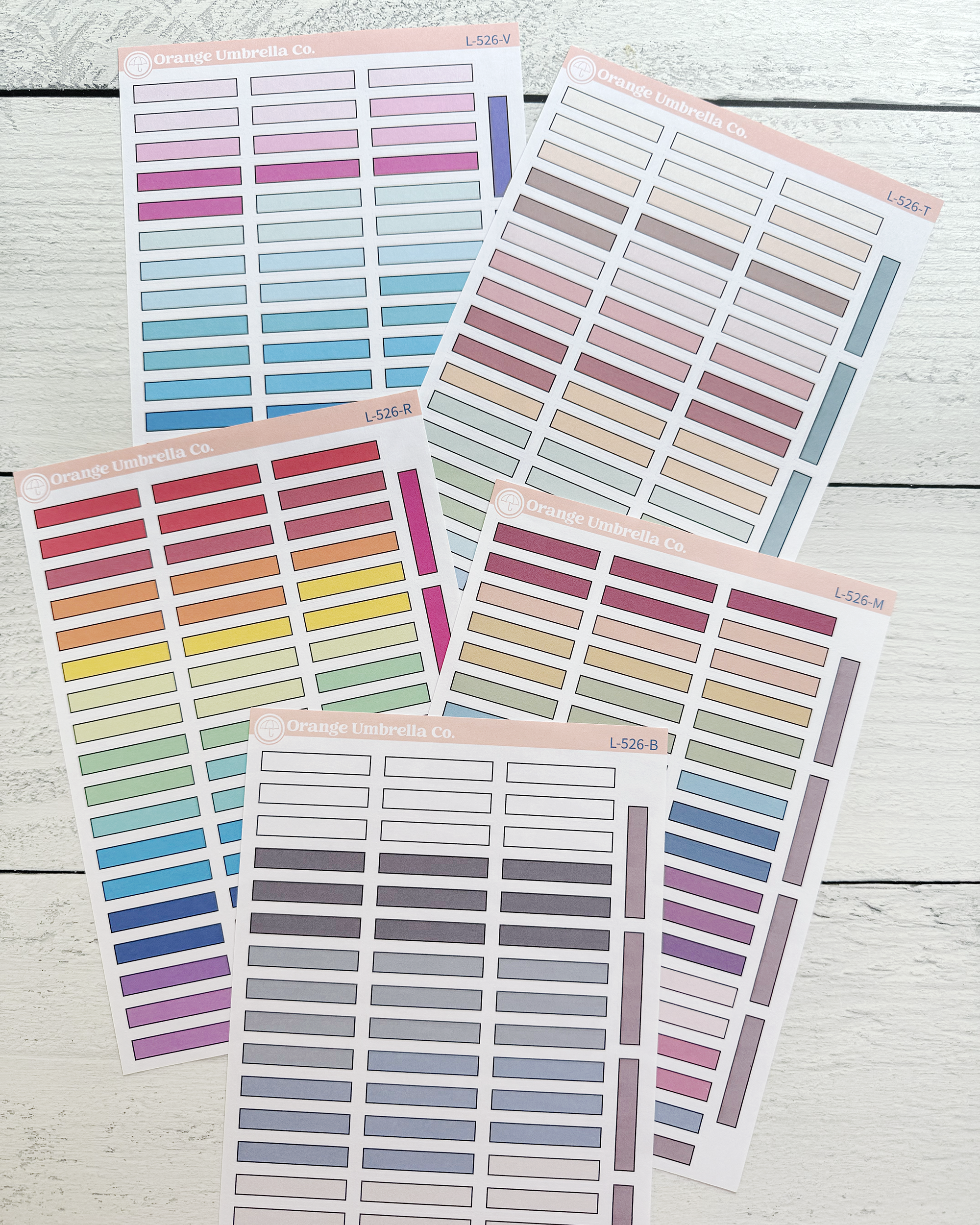 Product Spotlight — L-526 Solid Skinny Labels