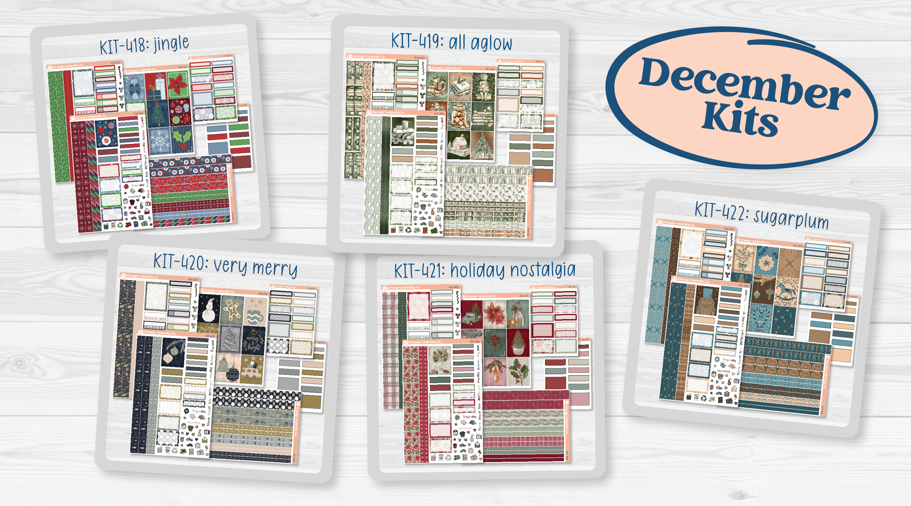 December Kits (418–422)