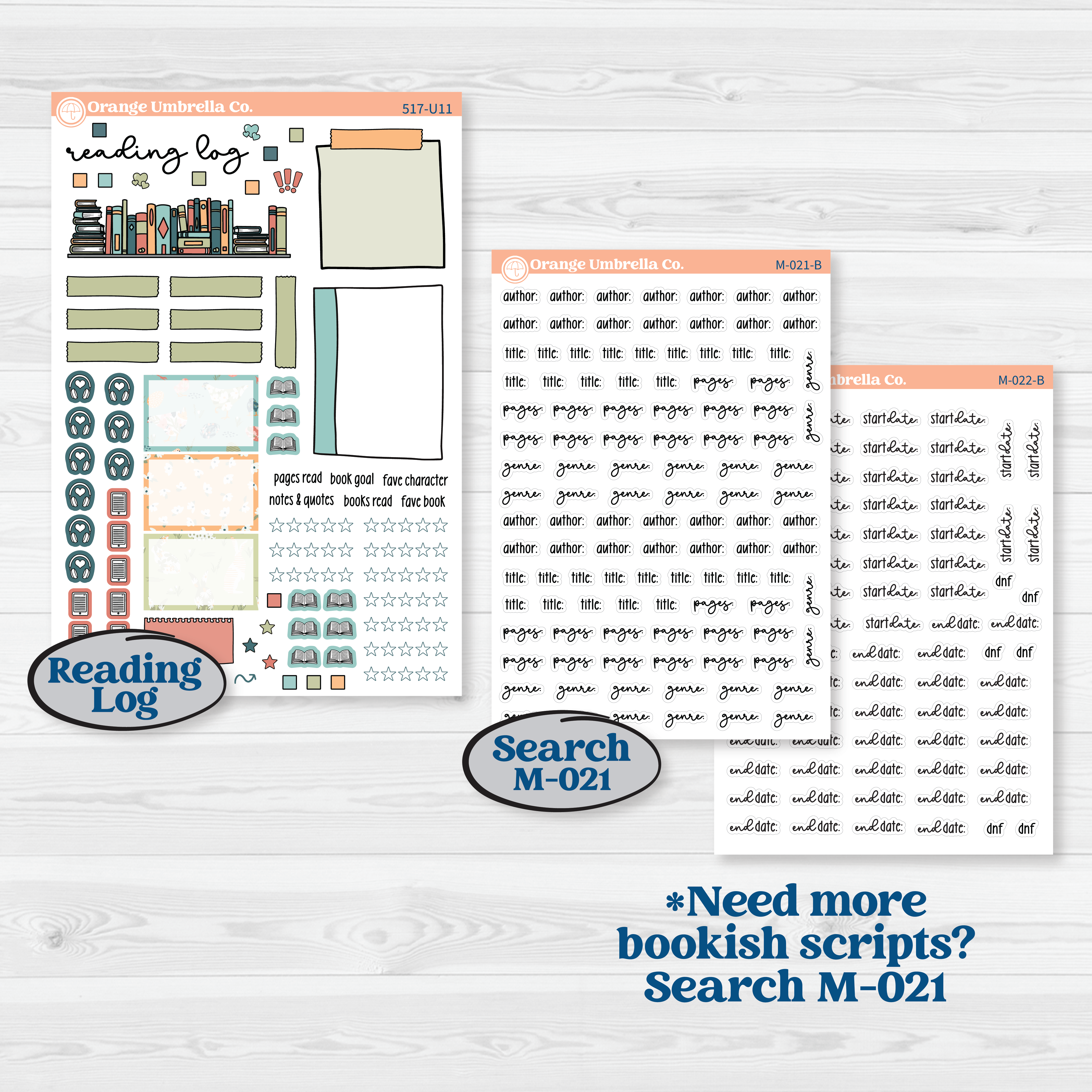 Easter Spring Kit | A5 or 7x9 Create Your Own Monthly Dashboard Universal | Monthly & Reading Log Stickers | Easter Basket | KIT-517-U