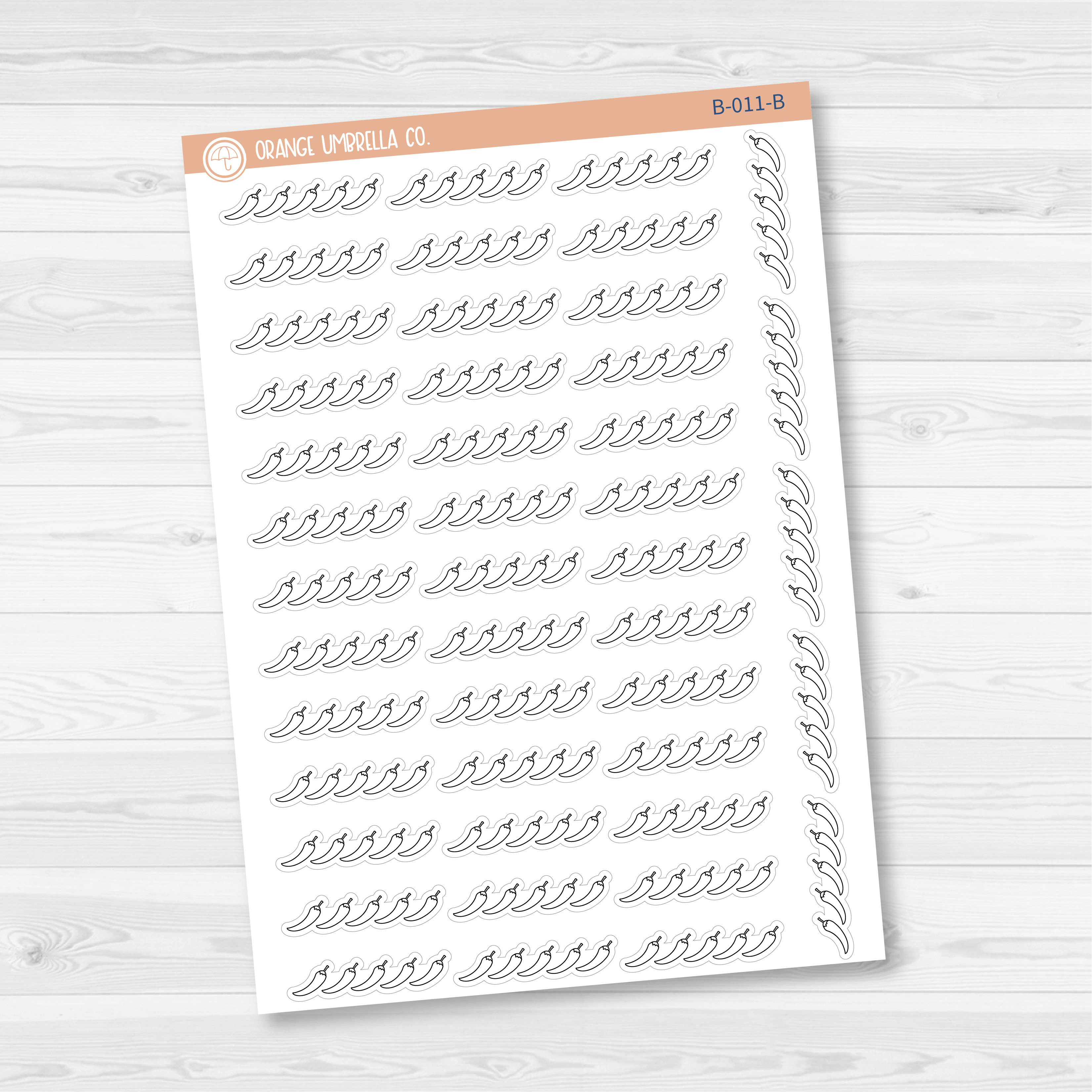 Spicy Rating - Romance and Book Icon Tracker Planner Stickers | B-011