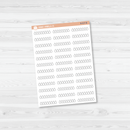 Water Droplet Tracker Planner Stickers | B-017