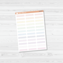 Water Droplet Tracker Planner Stickers | B-017