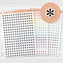 Asterisk Icon Planner Stickers | Clear Matte | B-129-CM