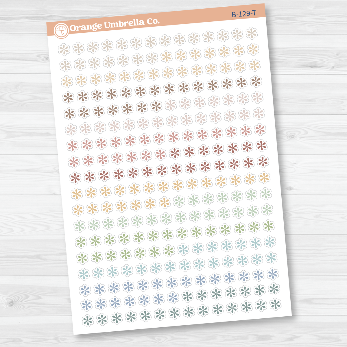 Asterisk Icon Planner Stickers | Micro Color Coding Labels | B-129