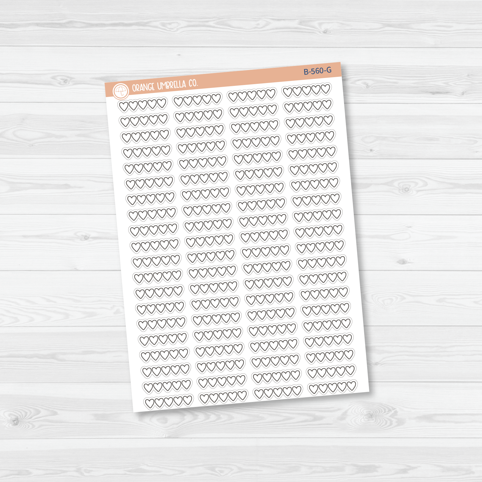 Heart Rating - Movie and Book Icon Tracker Planner Stickers | B-560