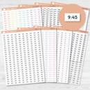 Custom Time Script Planner Stickers | Choose Font, Color, Material | *1 time per sheet* | customtime