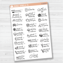 April Wacky Holidays Script Planner Stickers | F16 | E-225