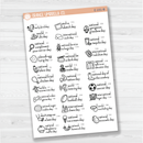 July Wacky Holidays Script Planner Stickers | F16 | E-231