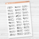 September Wacky Holidays Mini Script Planner Stickers | F16 | E-236