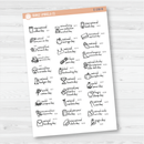 October Wacky Holidays Mini Script Planner Stickers | F16 | E-238