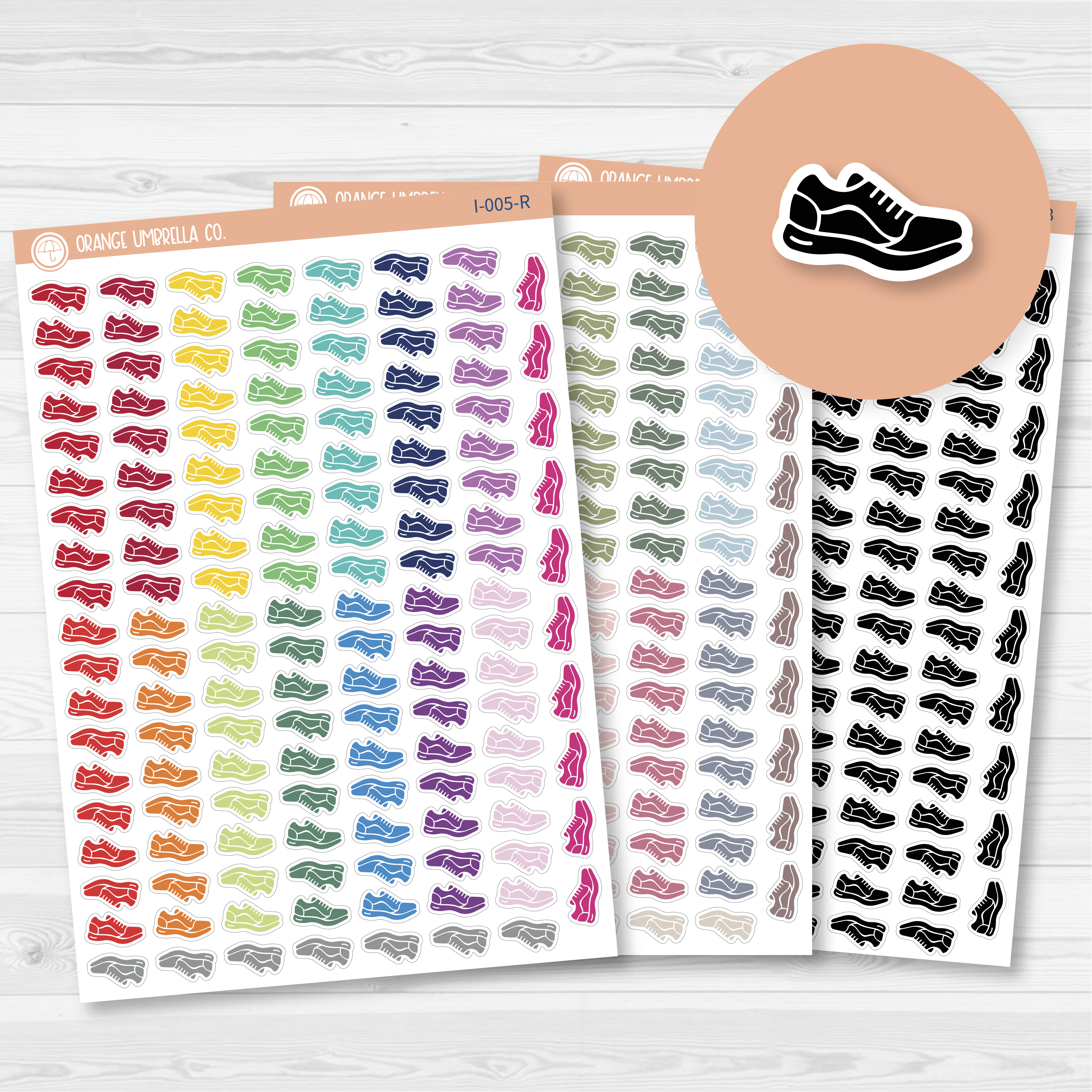 Shoes Icon Planner Stickers | I-005