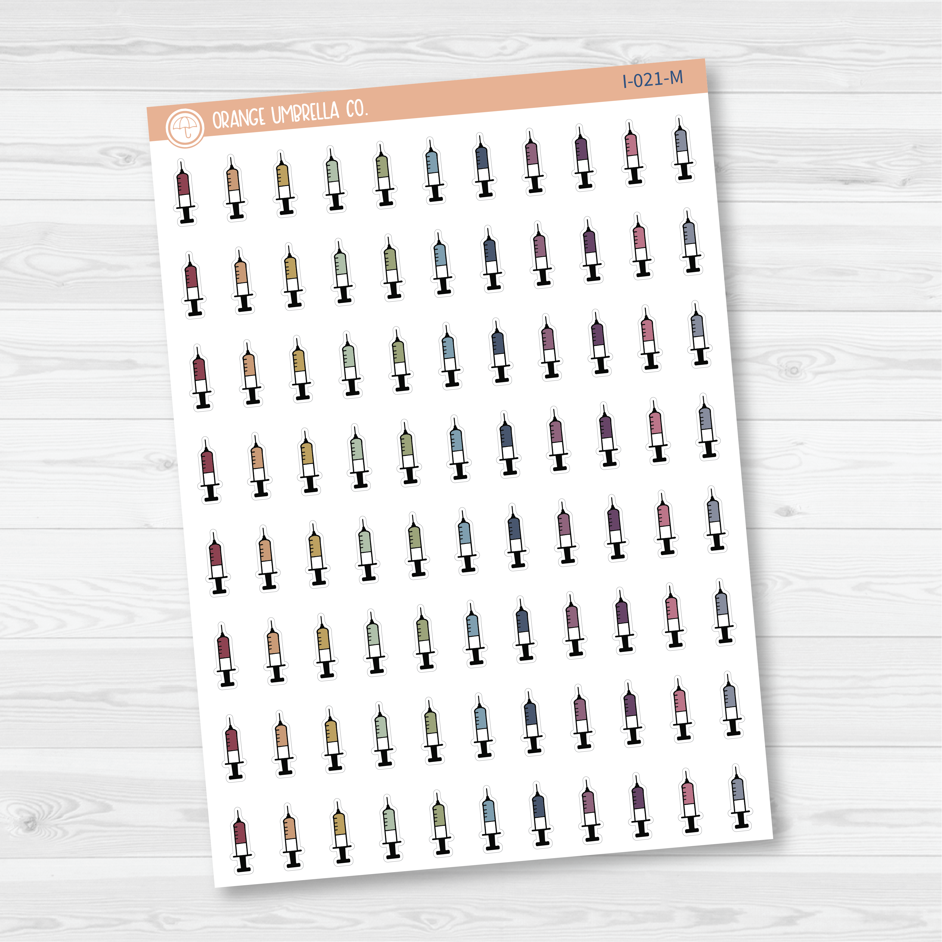 Syringe Icon Planner Stickers | I-021