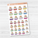 Spazz Cat Litterbox Icon Planner Stickers | I-051