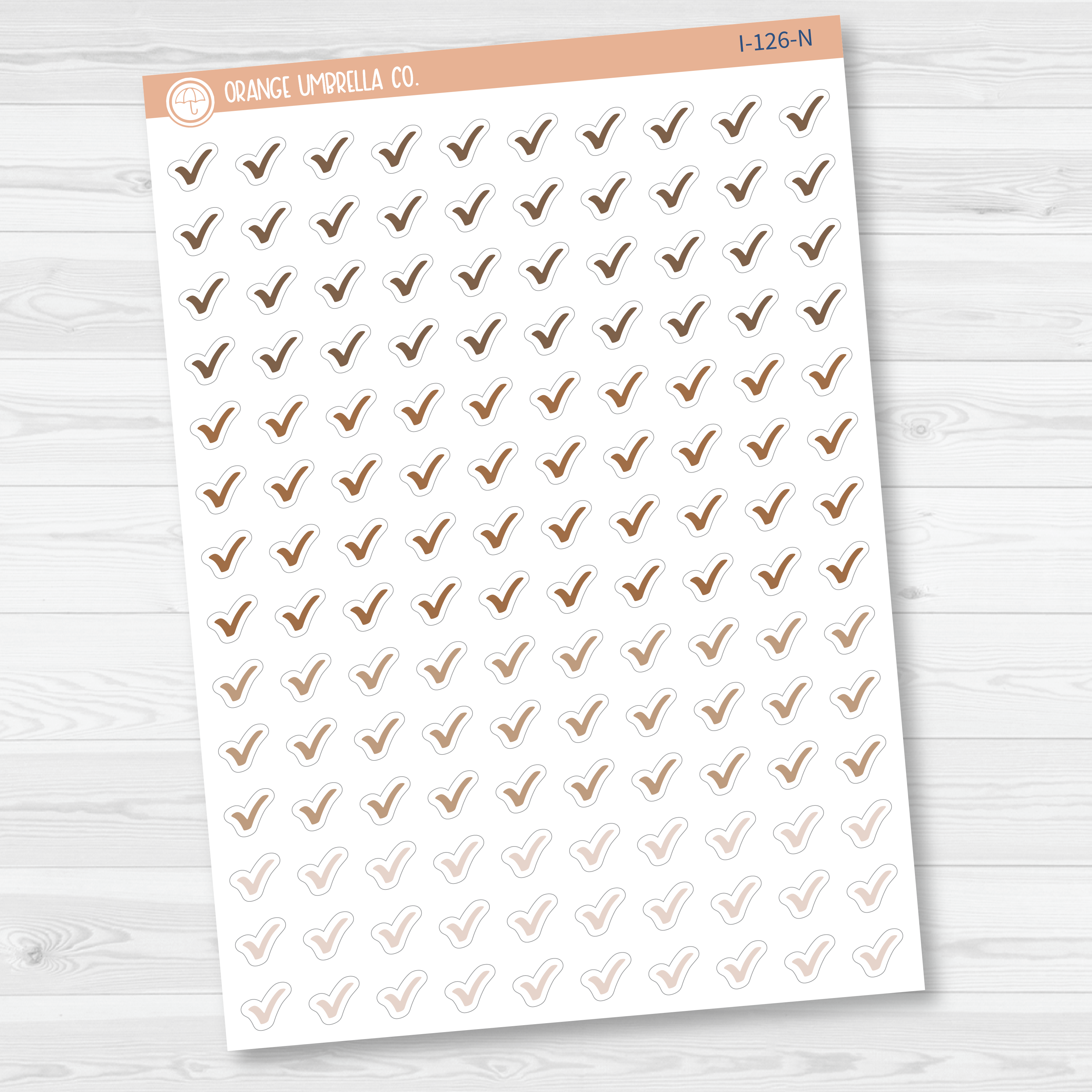 Checkmark Icon Planner Stickers | I-126
