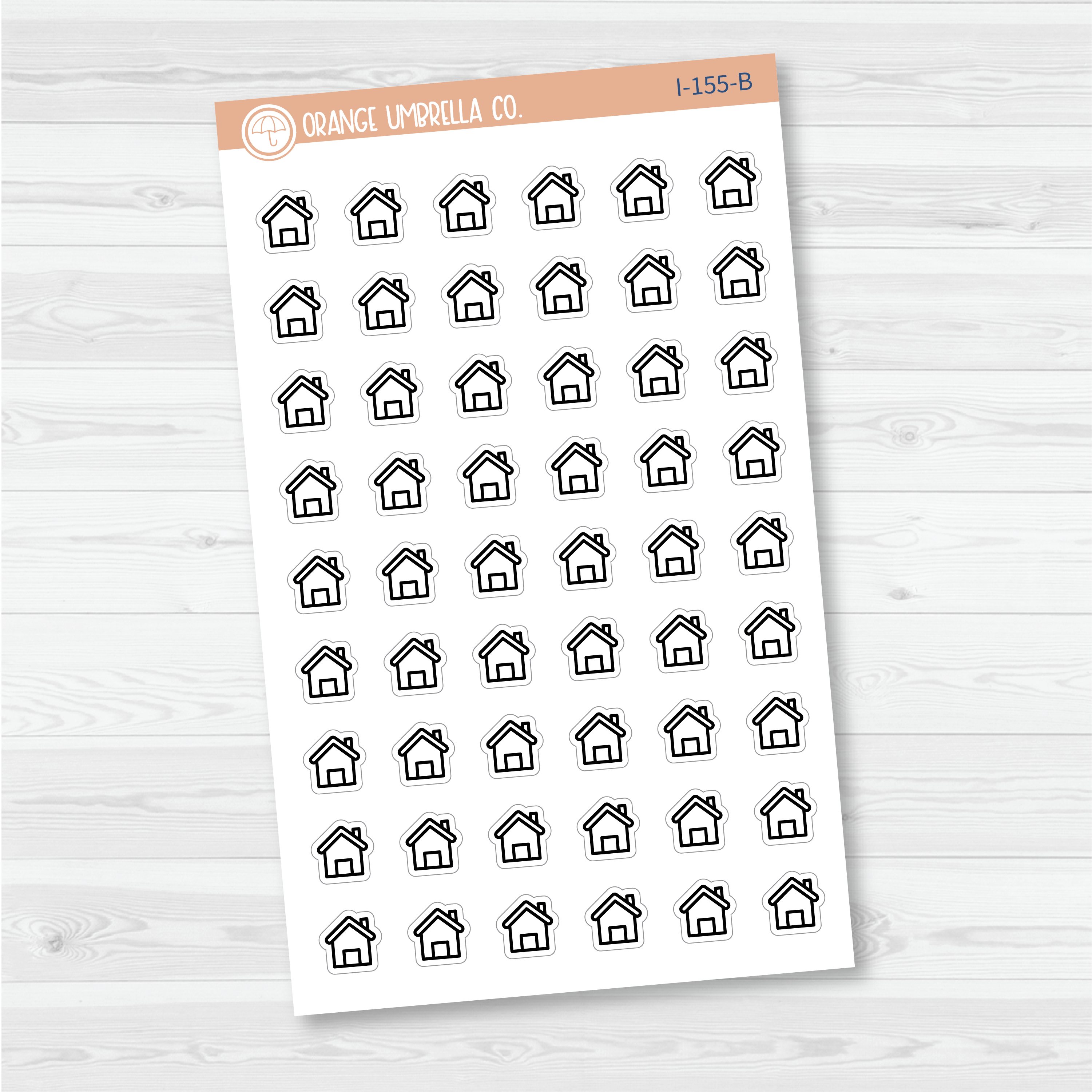 House Icon Planner Stickers | I-155