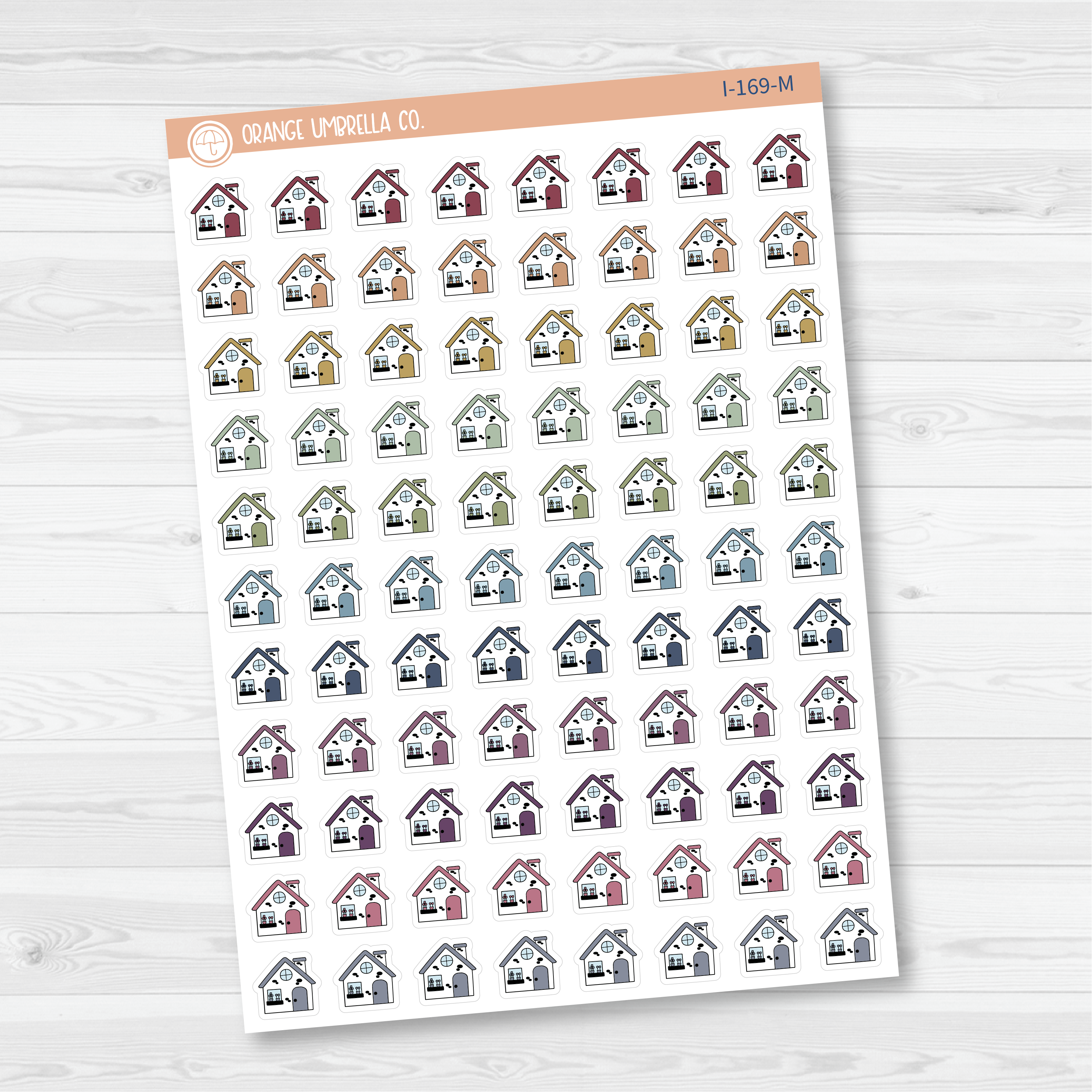 House Icon Planner Stickers | I-169