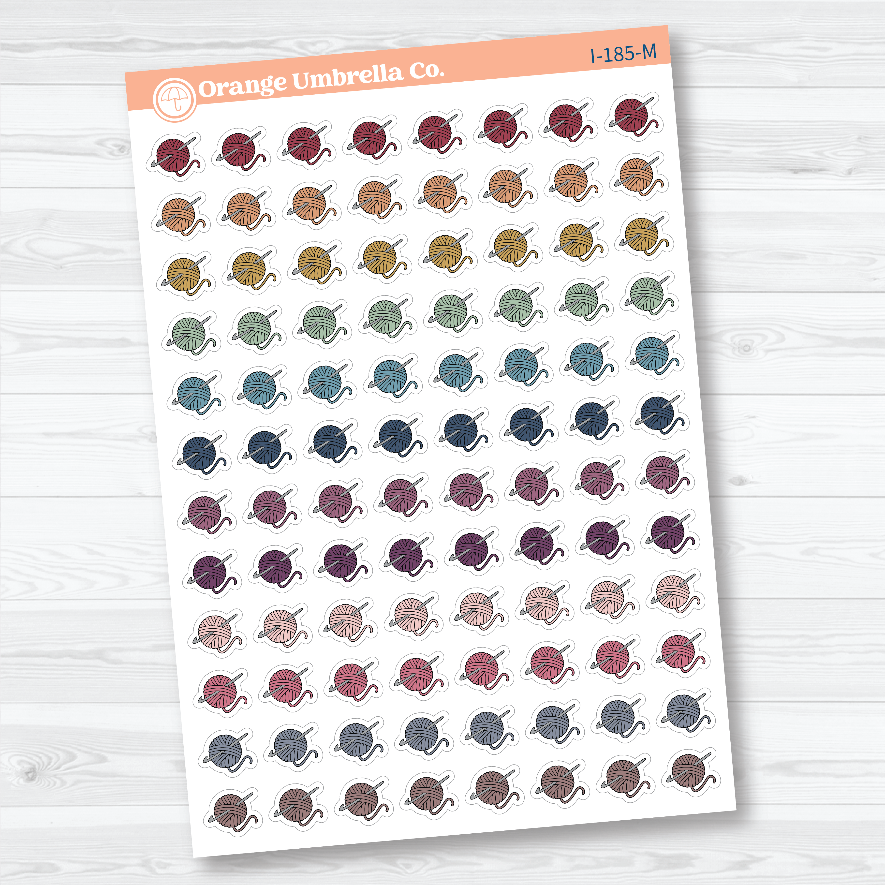 Crochet Icon Labels | Planner Stickers | I-185