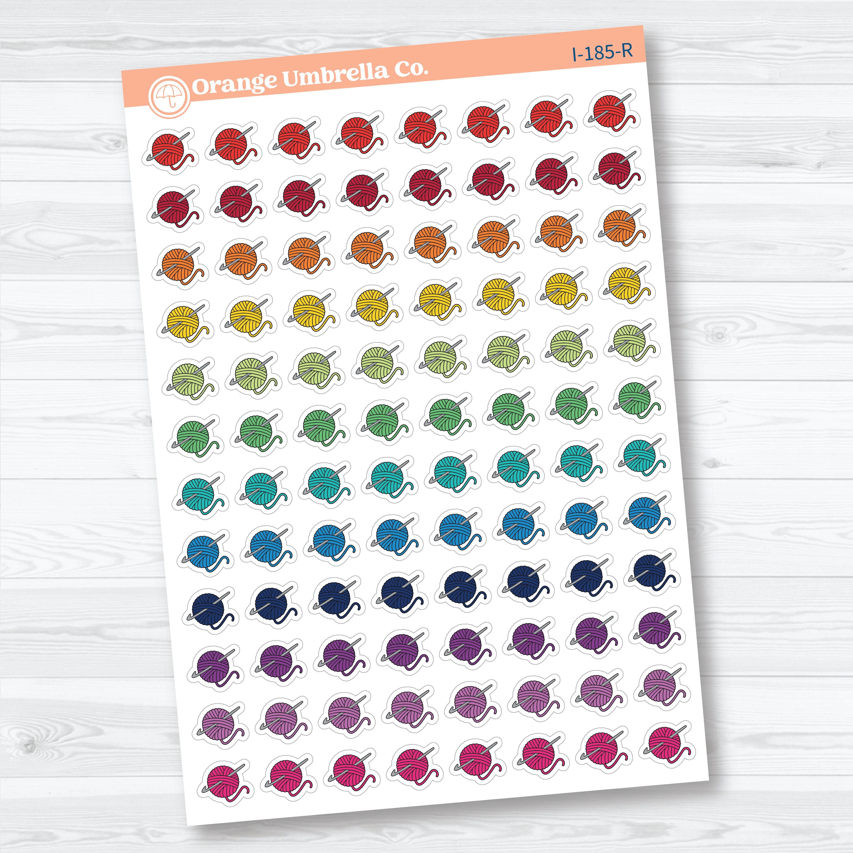 Crochet Icon Labels | Planner Stickers | I-185