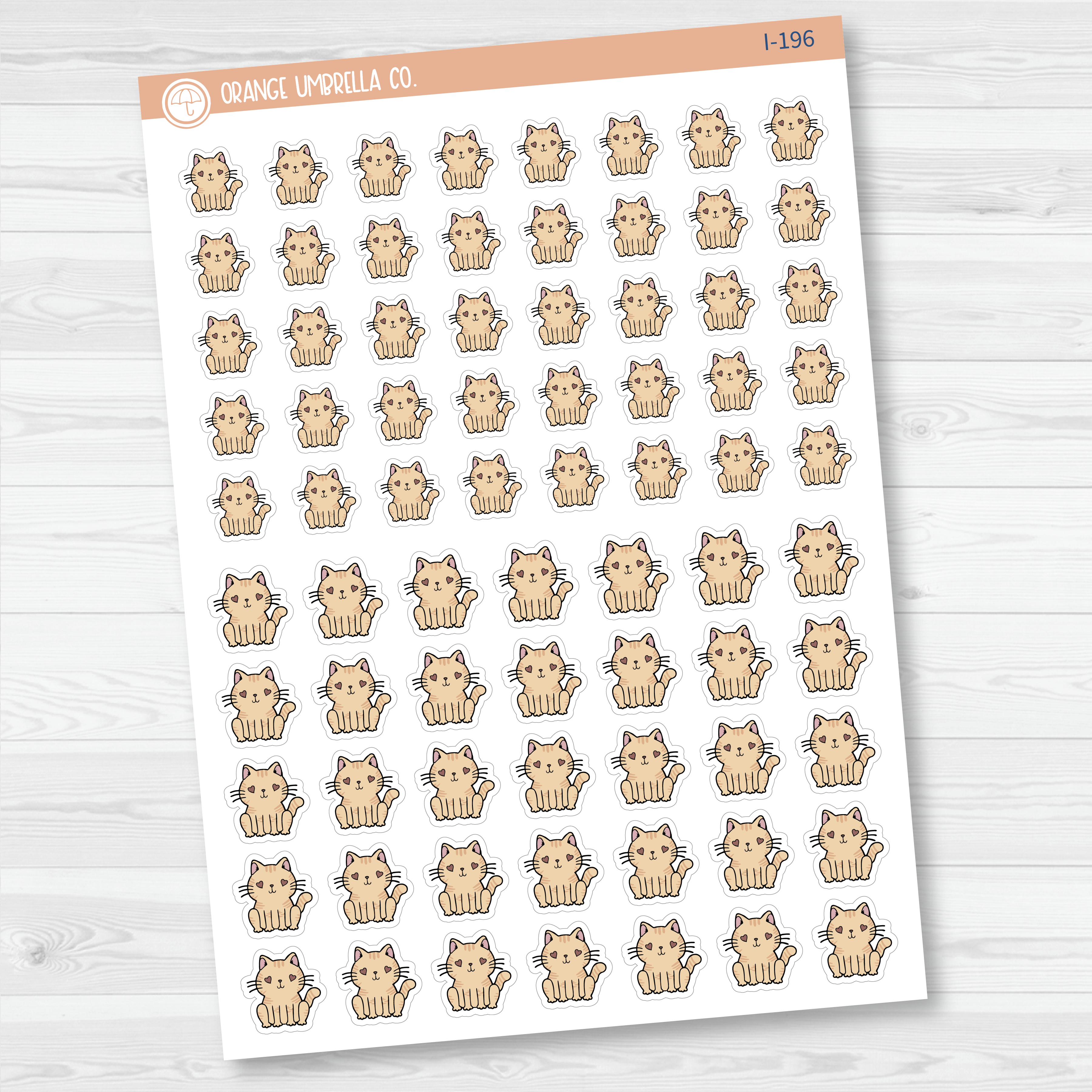 Spazz Emotions Icon Planner Stickers | I-191 - I-199