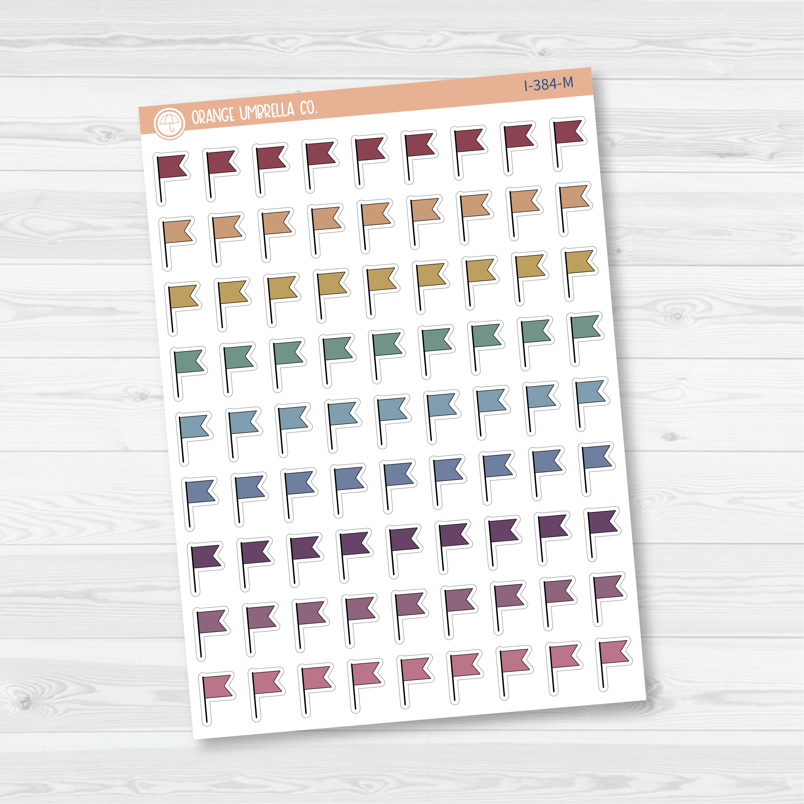 Priority Flag Icon Planner Stickers | I-384