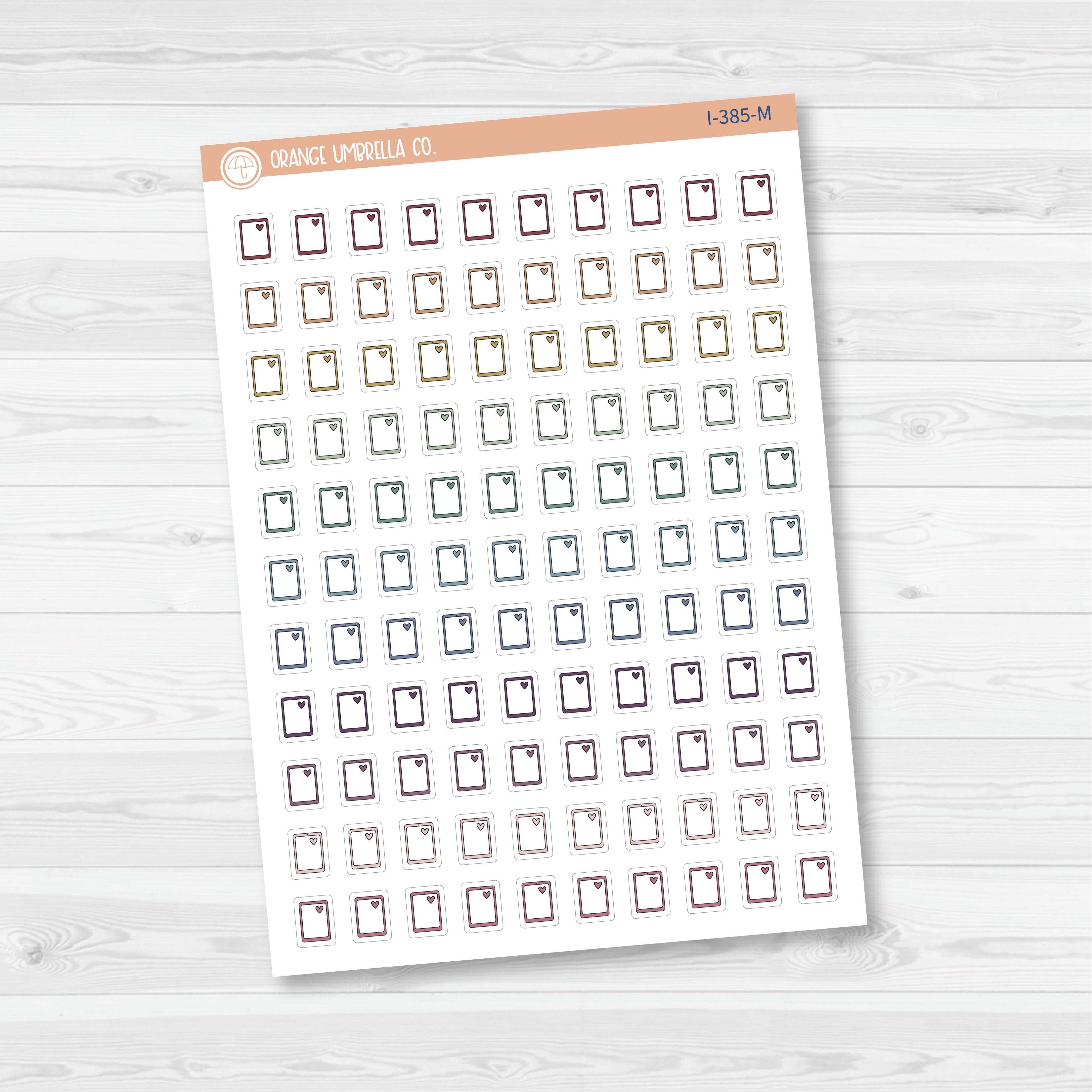 E-Reader/Tablet Icon Planner Stickers | I-385-B