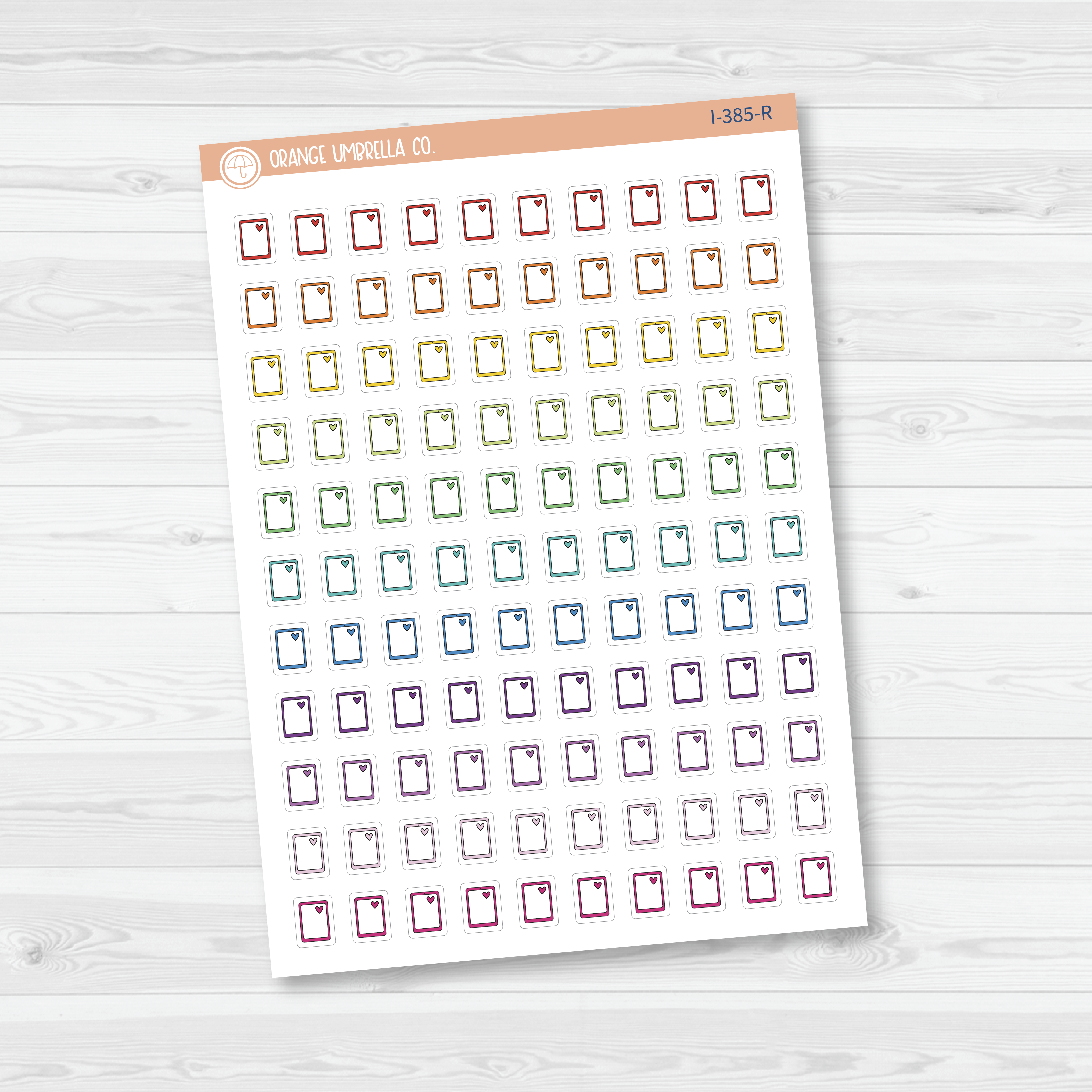 E-Reader/Tablet Icon Planner Stickers | I-385-B