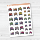 Spazz Cat Rugged SUV Icon Planner Stickers | I-388