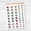 Spazz Cat Tent Camping Icon Planner Stickers | I-390