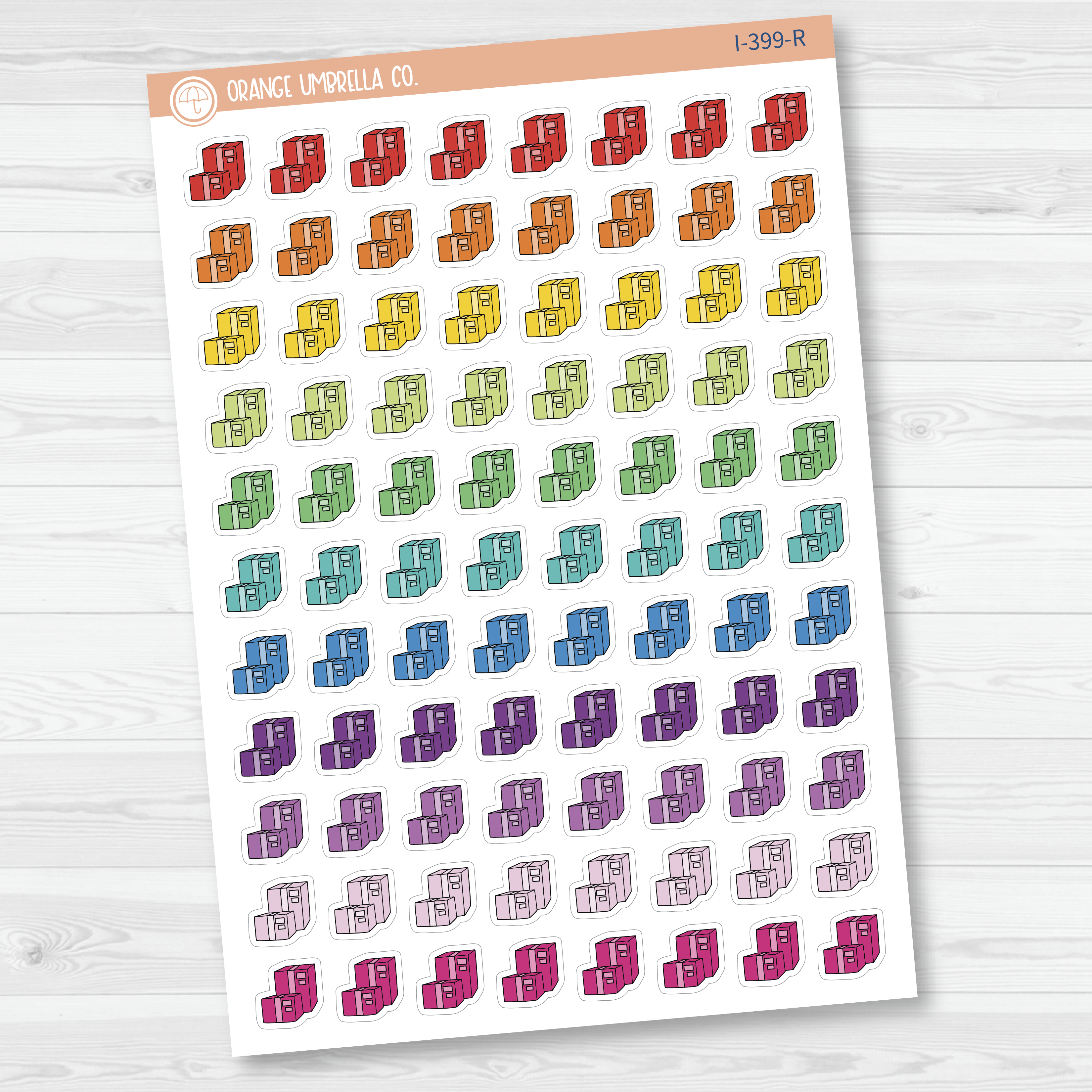 Moving Boxes Icon Planner Stickers | I-399