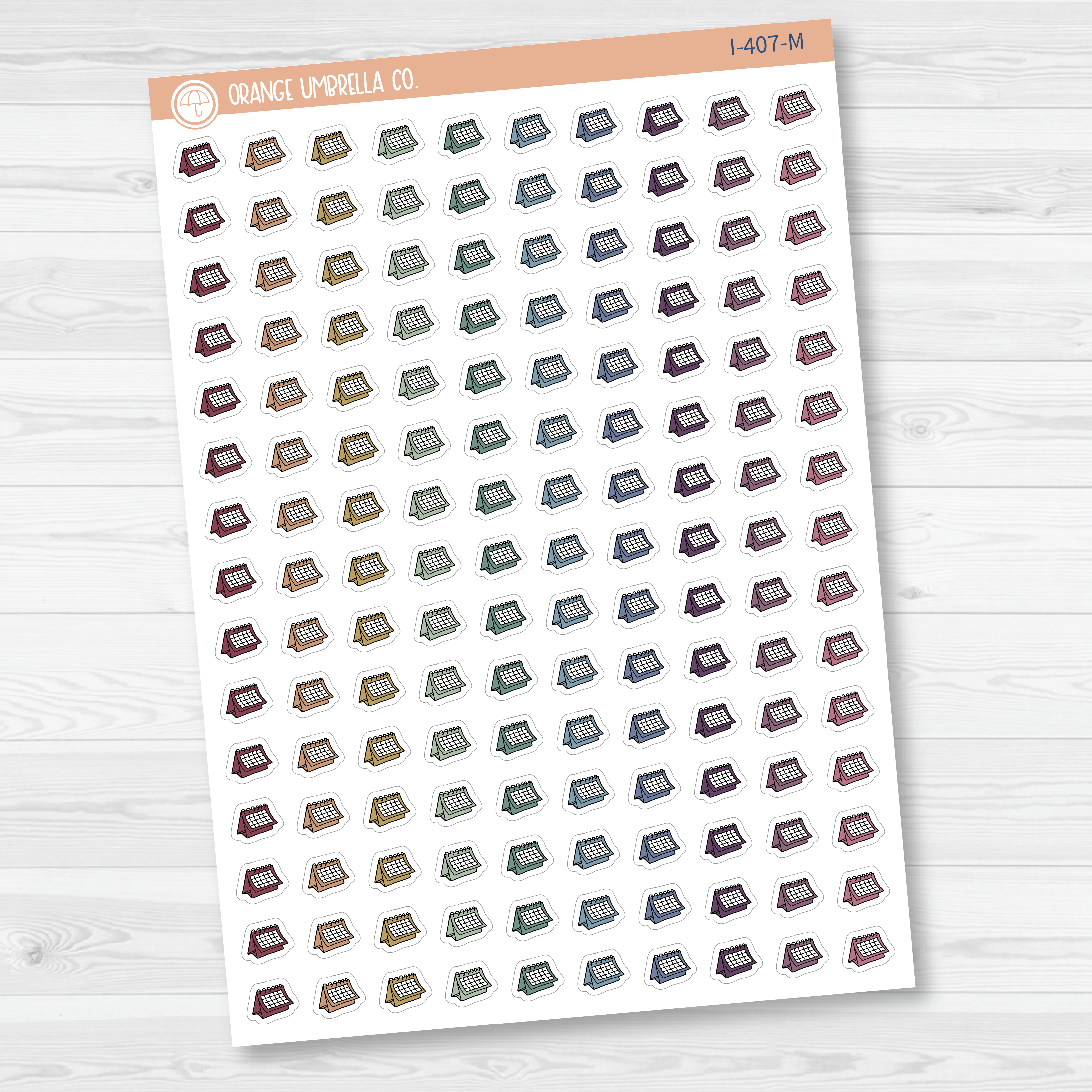 Calendar Icon Planner Stickers | I-407