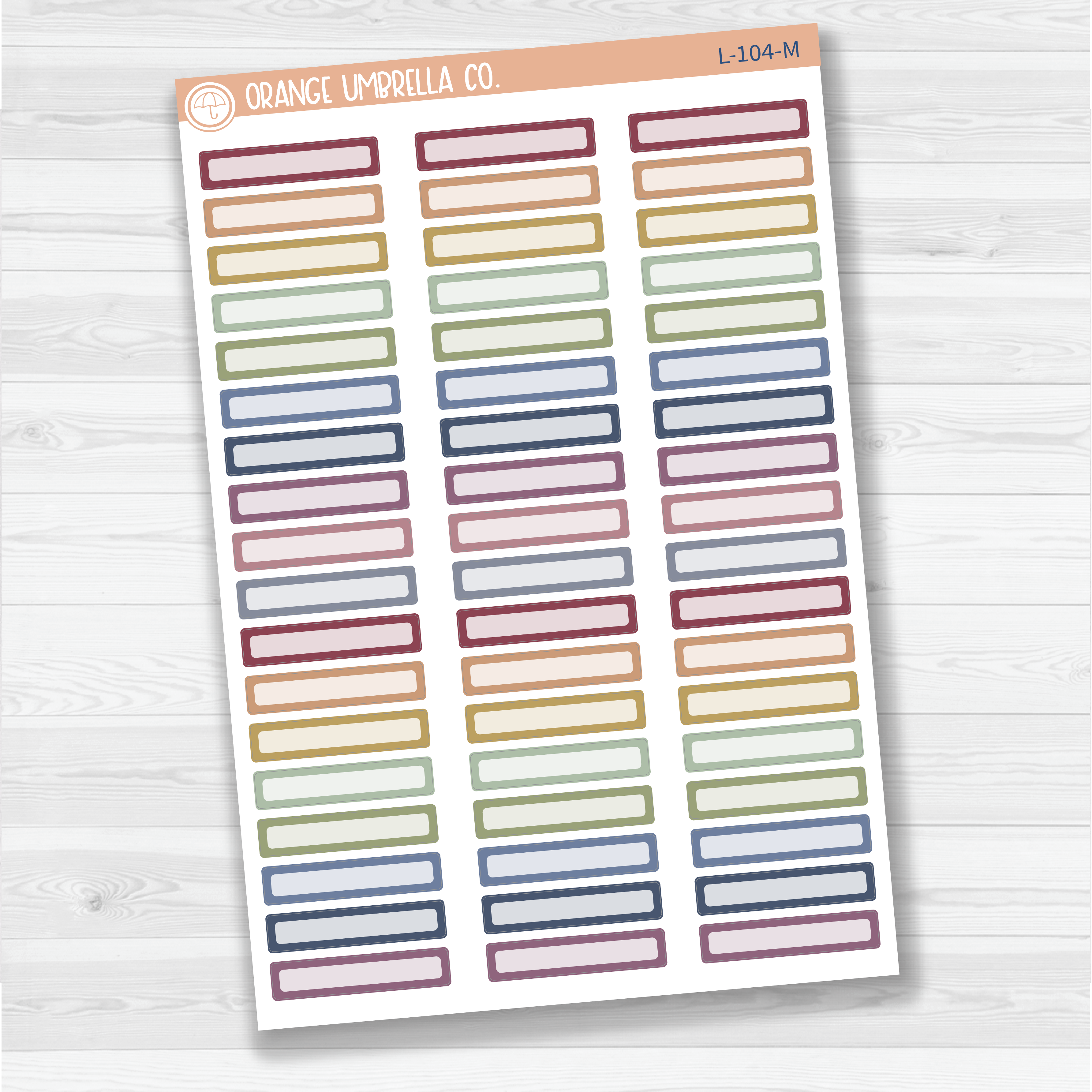 Appointment Skinny Planner Stickers | L-104