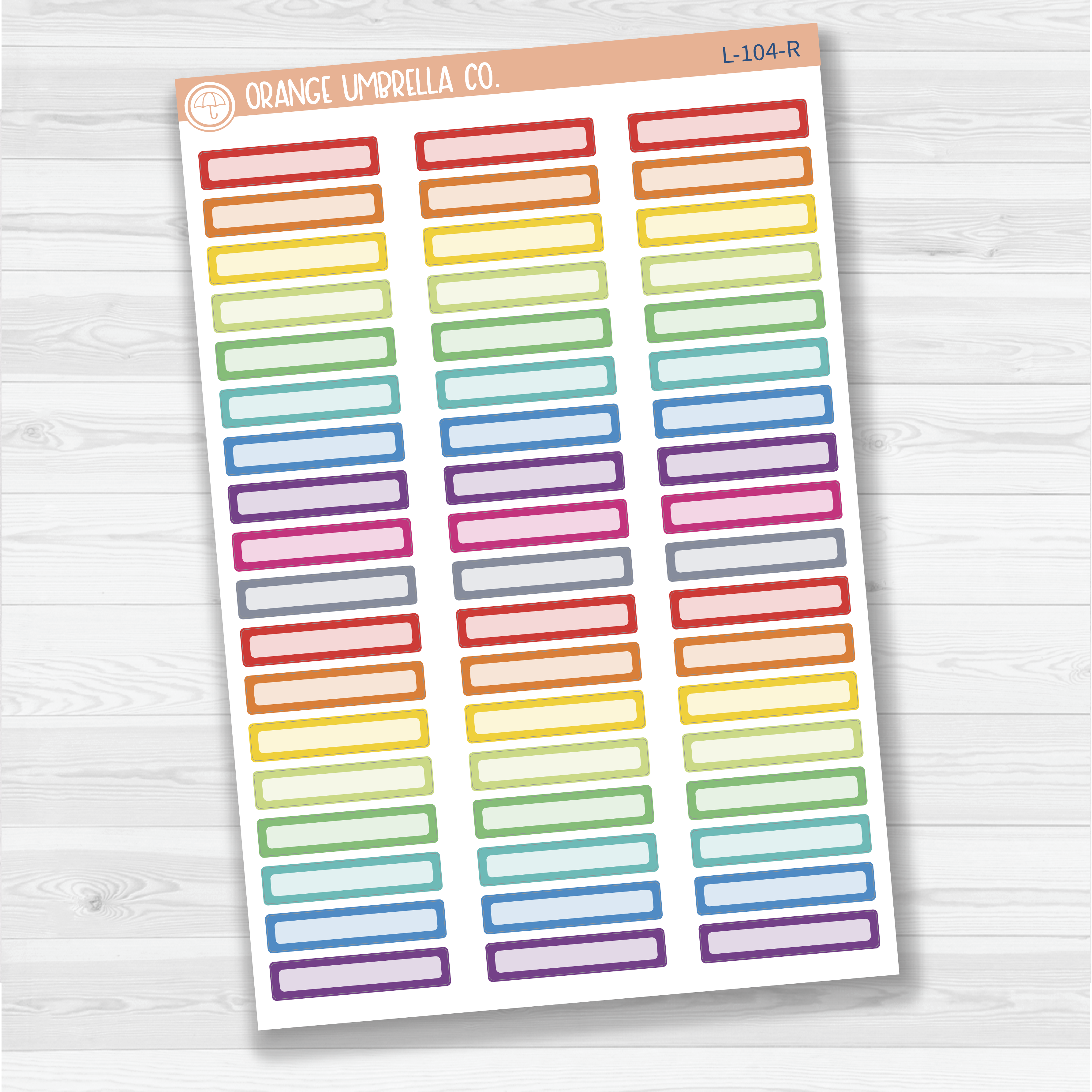Appointment Skinny Planner Stickers | L-104