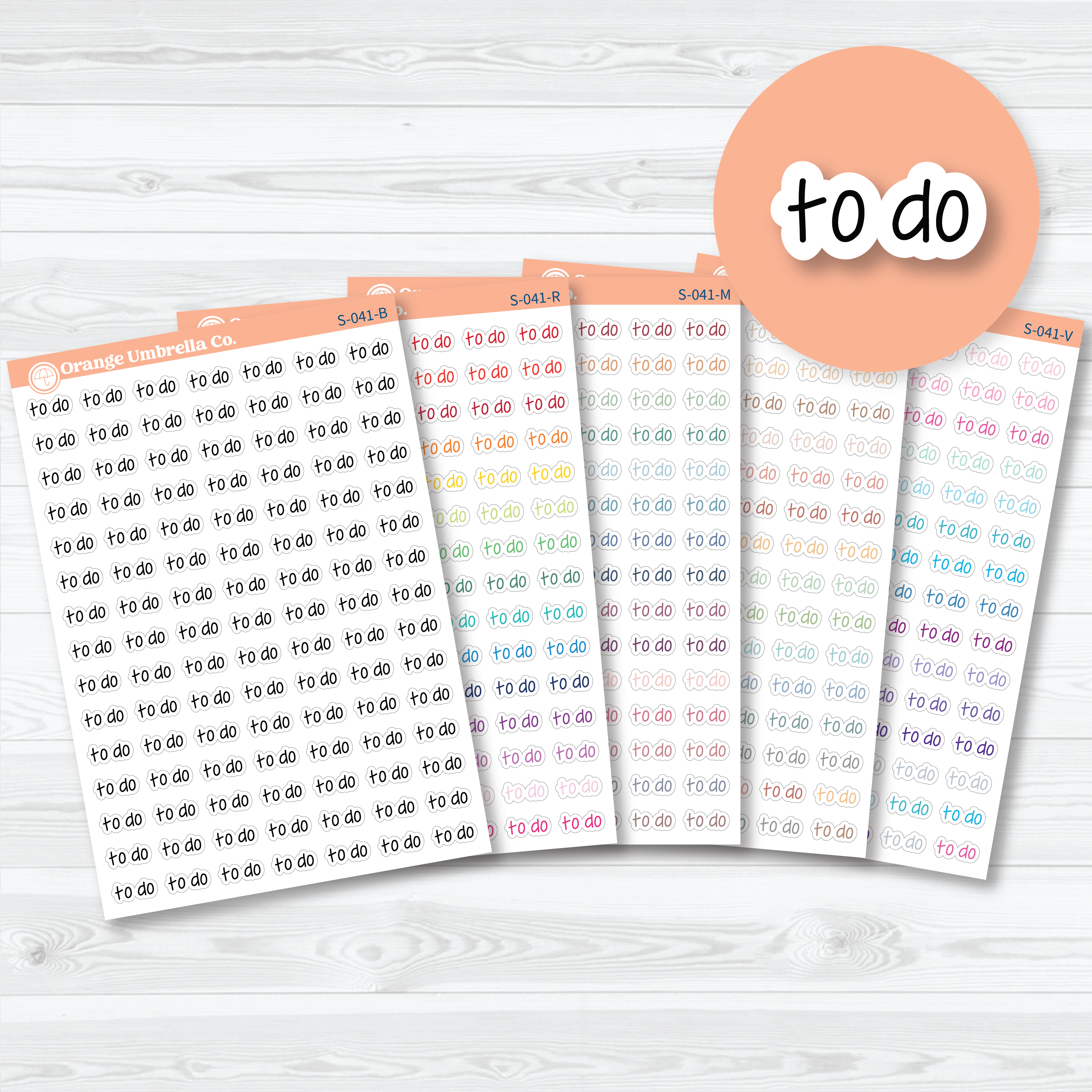 To Do Planner Stickers | Jen Plans Script Planner Stickers | S-041