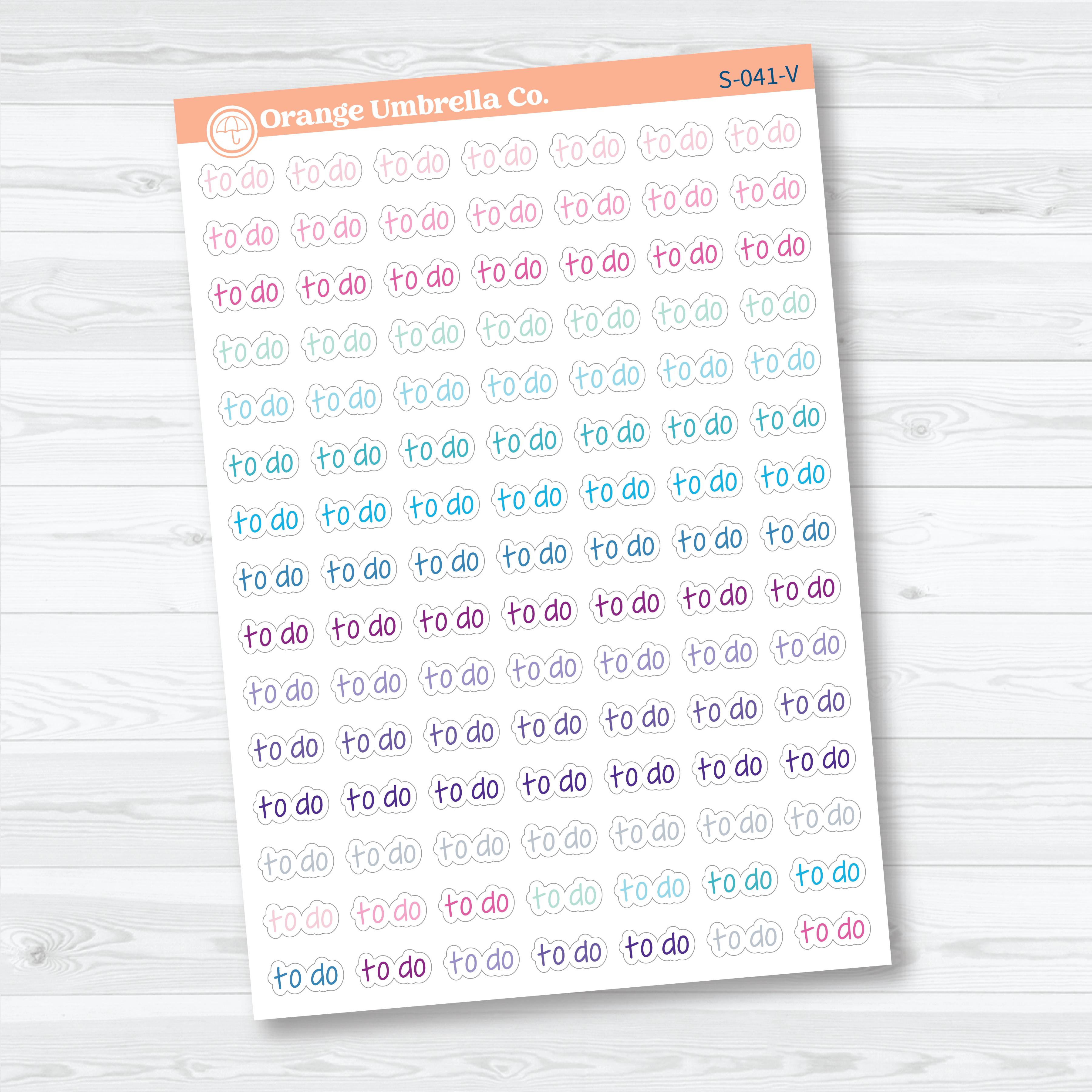 To Do Planner Stickers | Jen Plans Script Planner Stickers | S-041