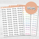 Bible Study Script Planner Stickers | F2 | S-080