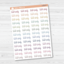 Bible Study Script Planner Stickers | F2 | S-080