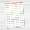 Bible Study Script Planner Stickers | F2 | S-080