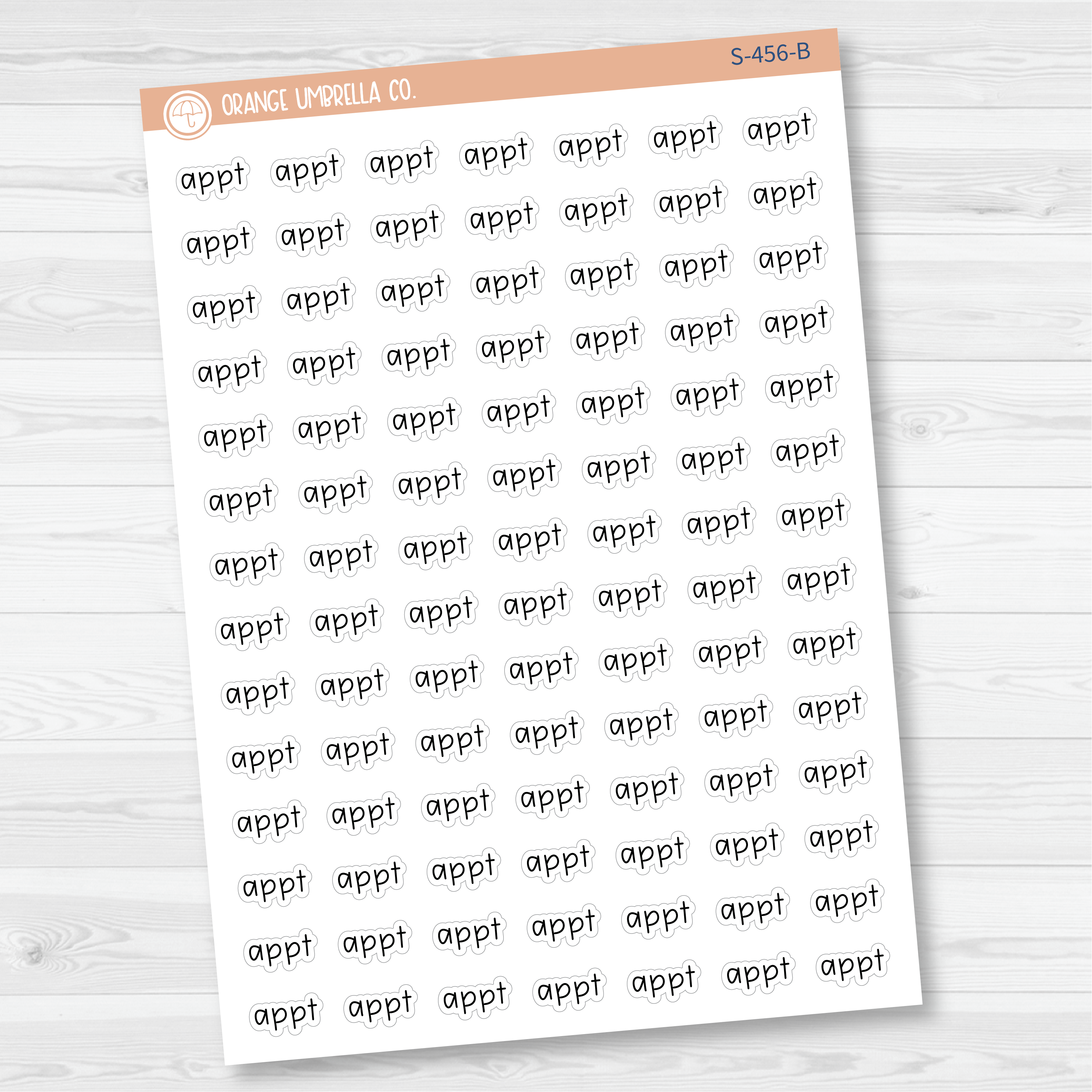Appt Julie's Plans Script Planner Stickers | JF | S-456