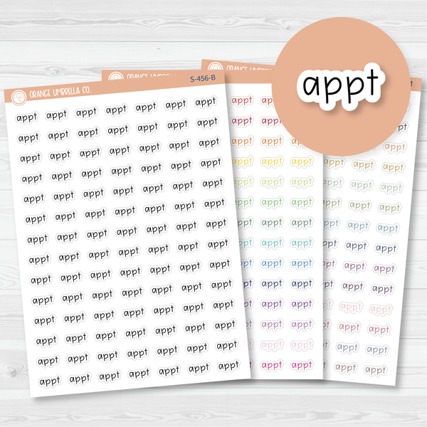 Appt Julie's Plans Script Planner Stickers | JF | S-456