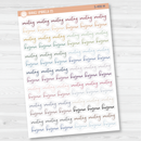 Meeting Script Planner Stickers | F2 | S-498