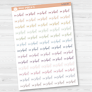 No School Script Planner Stickers | F2 | S-533