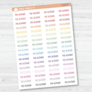 No School Jen Plans Script Planner Stickers | FJP | S-622