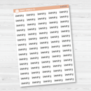 Laundry Jen Plans Script Planner Stickers | FJP  | S-879