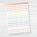 AM Routine Jen Plans Script Planner Stickers | FJP | S-981