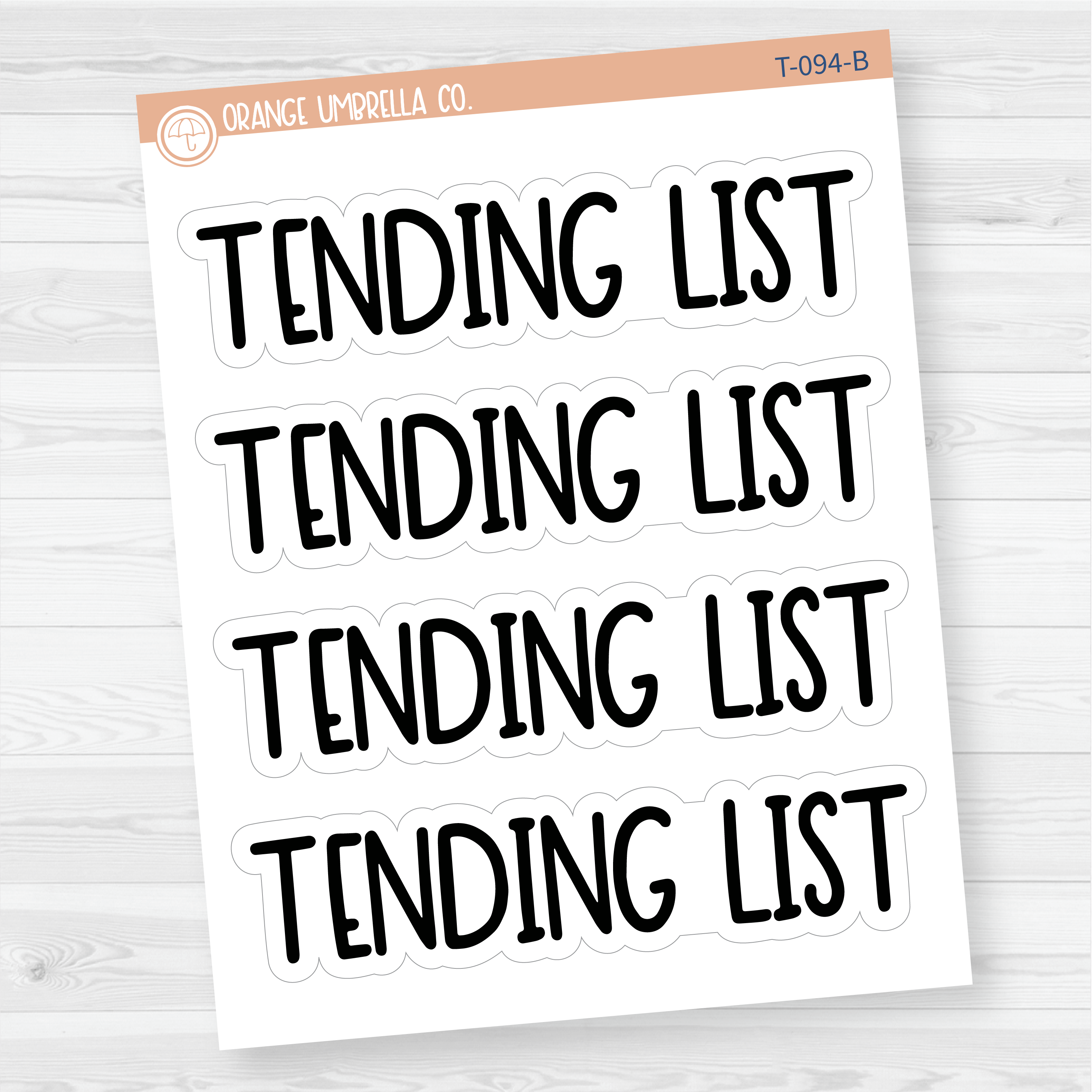 Hobbies Dashboard Header Script Planner Stickers | F8 | T-091-T-095