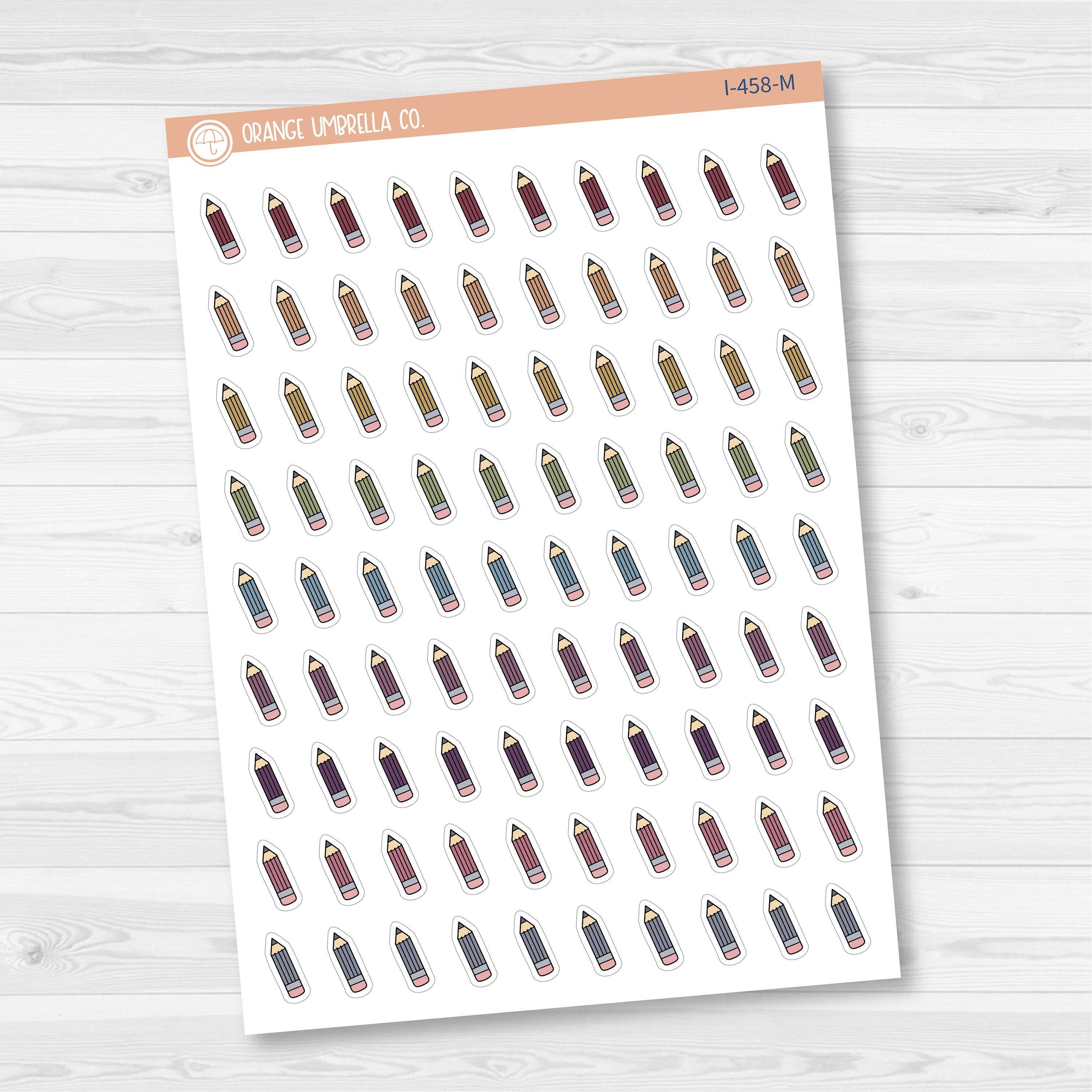 To Do List Icons | Hand Doodled Pencil Planner Stickers | I-458