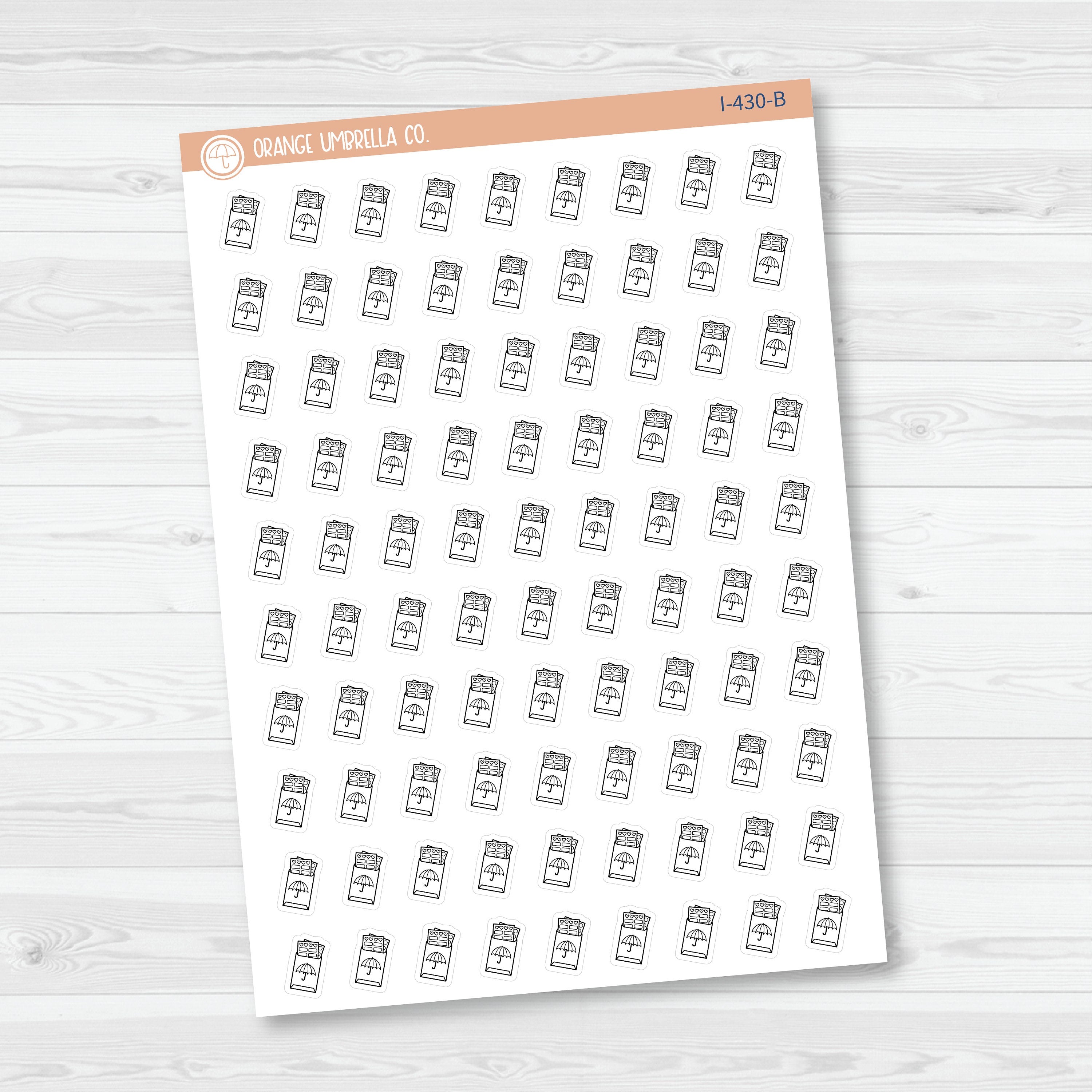 Happy Mail Icons | Hand Doodled Sticker Mail Planner Stickers | I-430