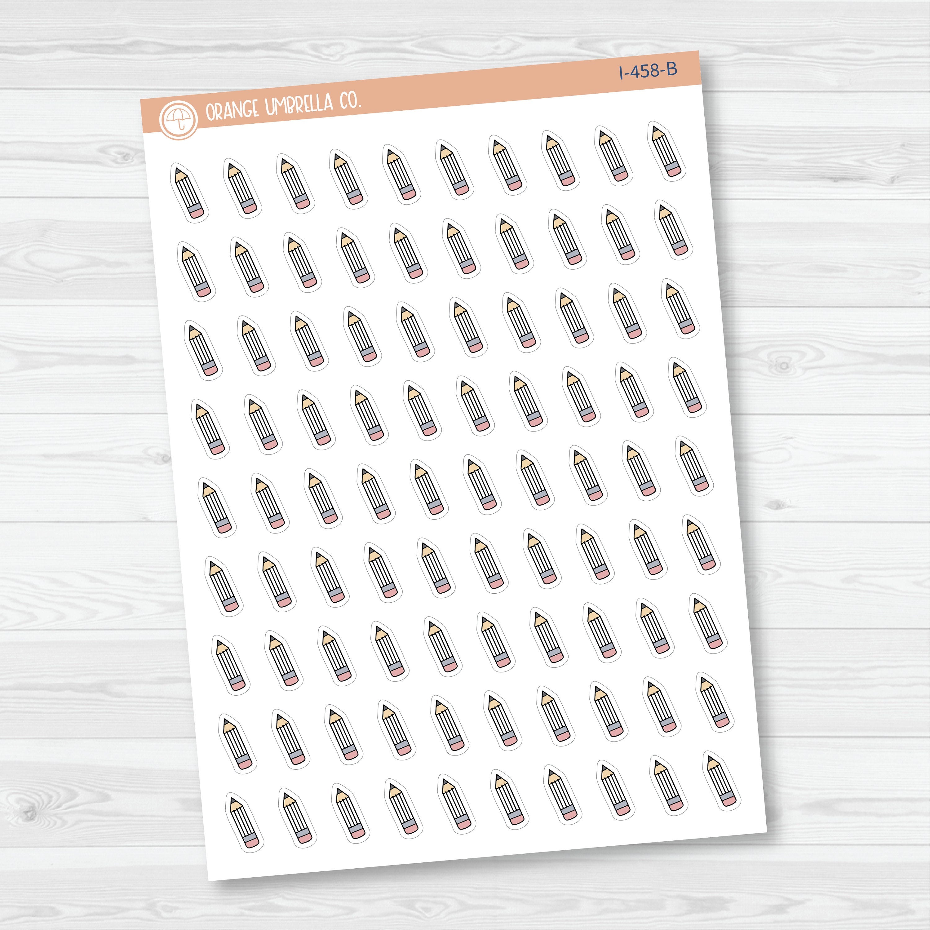 To Do List Icons | Hand Doodled Pencil Planner Stickers | I-458