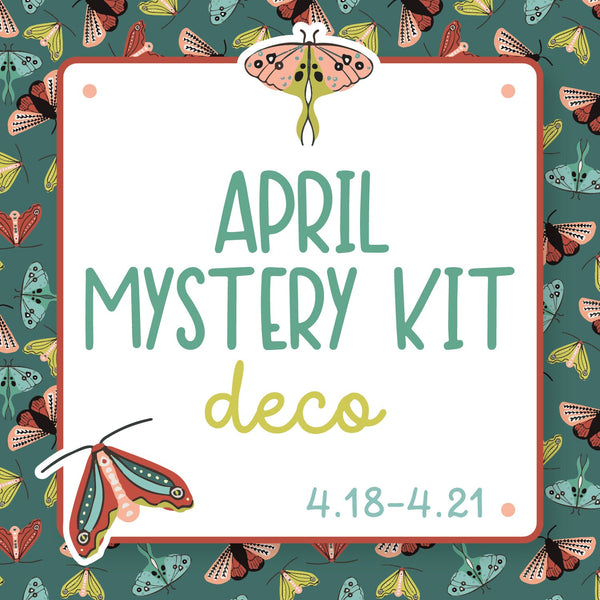 Butterfly Moth April Mystery Kit | Kit Deco Journaling Planner Stickers | D-MK26