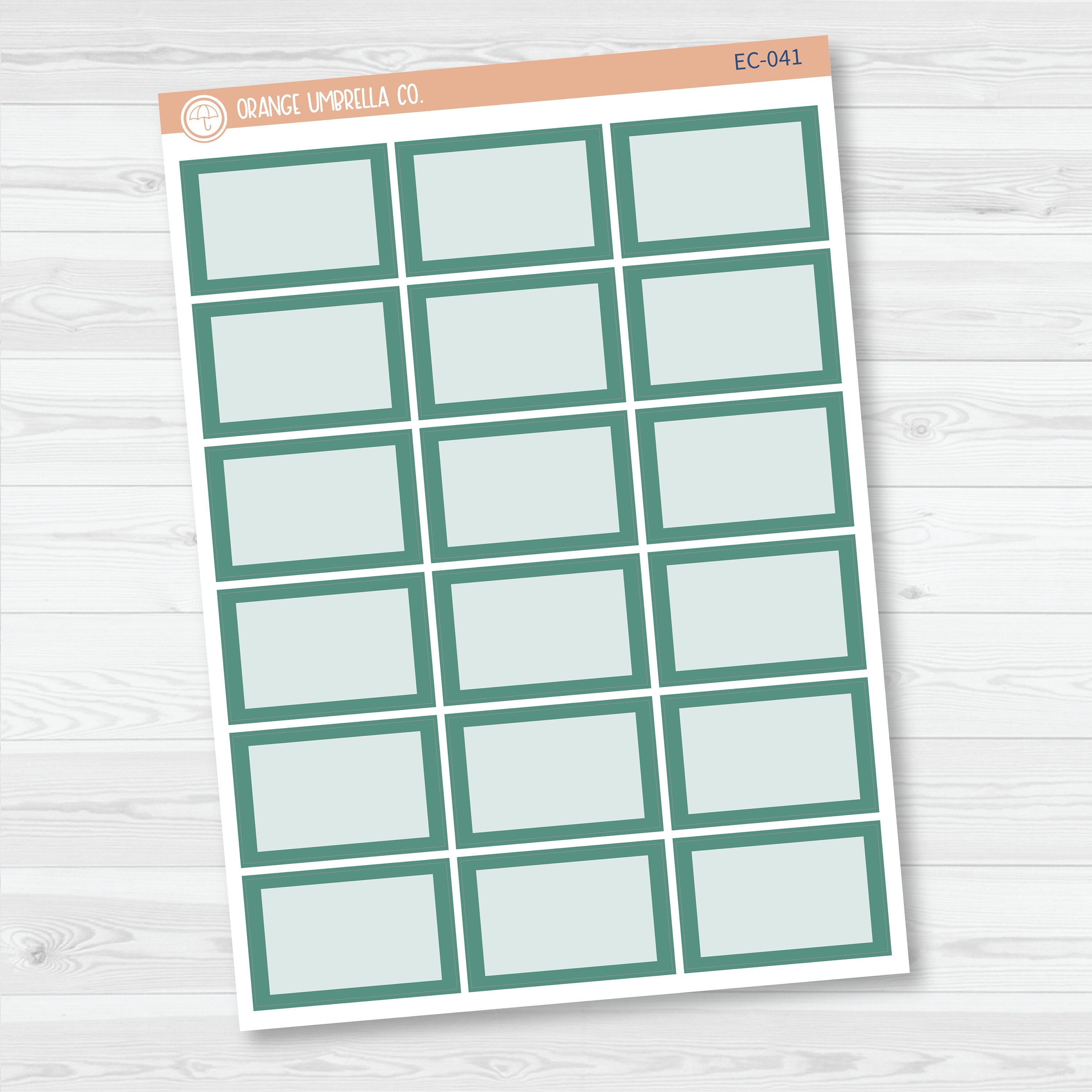 NP-Half Box Label Planner Stickers | Erin Condren Evolve Palette | EC-041-046